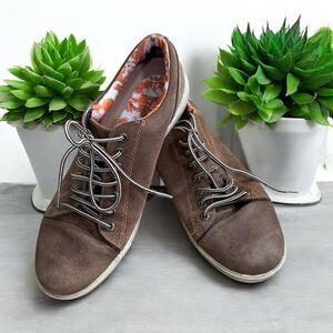 TIMBERLAND Brown Leather Men's Shoes men’s size 9.5 adventure sneaker